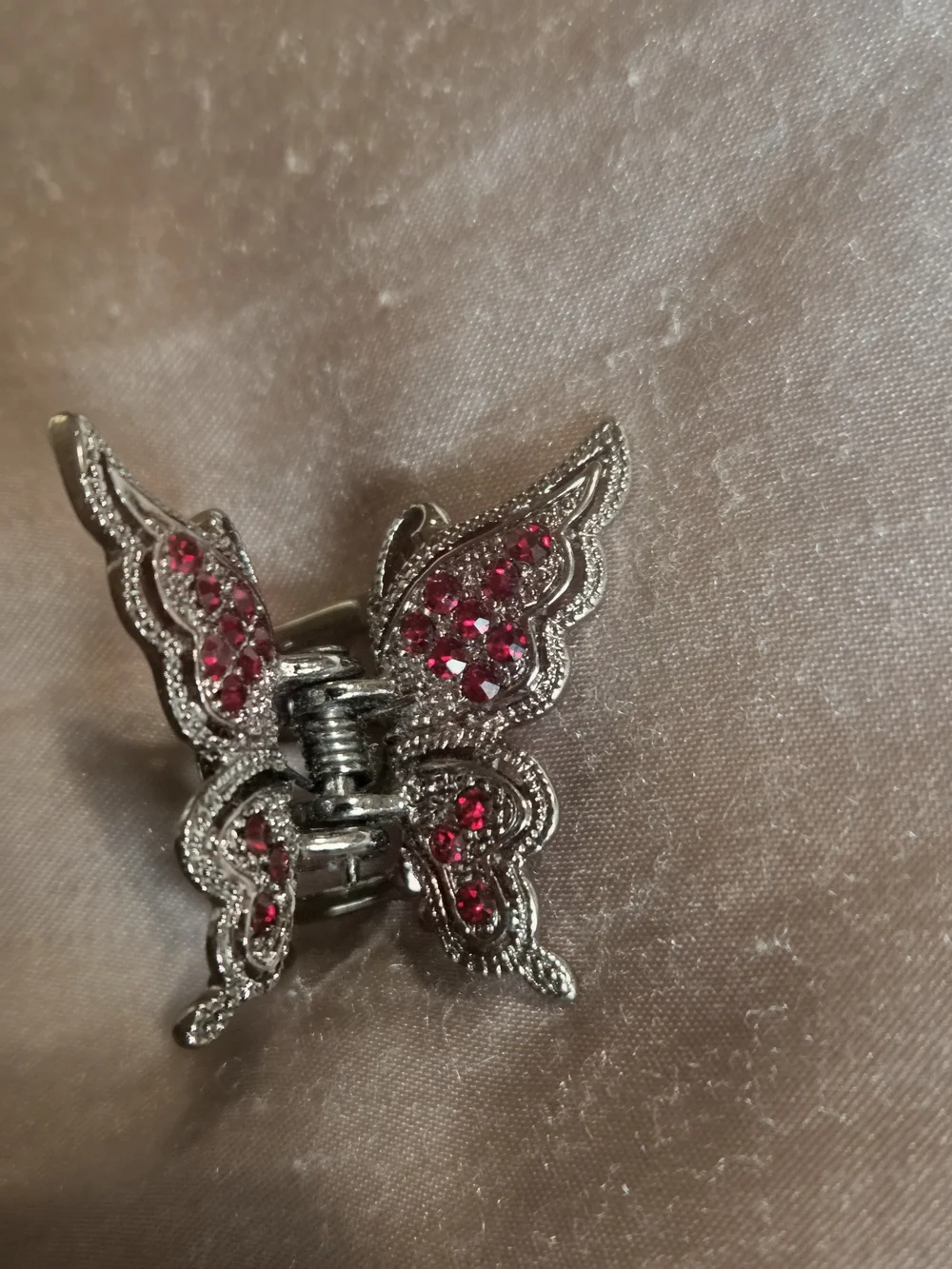 Vintage Bow, Angel and Tulip Brooch With A Butterfly Hair Clip Lot Of 4